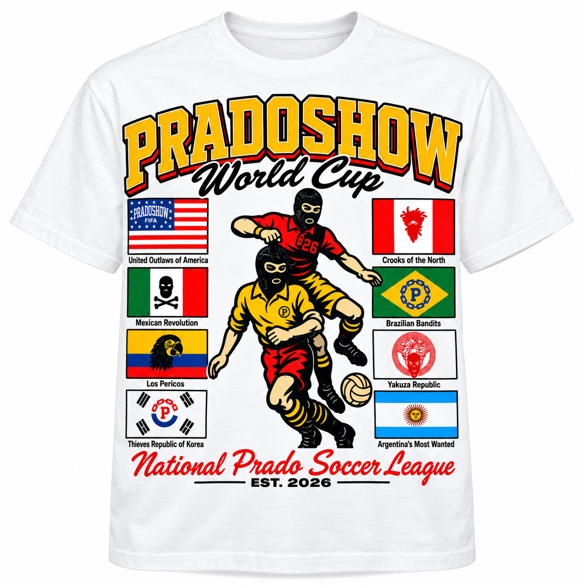 World Cup All Nations T Shirt